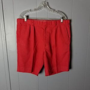 Vintage Islander Linen Bermuda Shorts